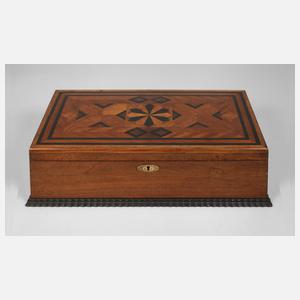 Intarsierte Schatulle