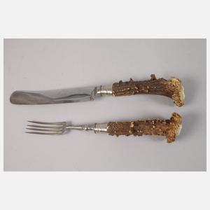 Jagdliches Besteckset