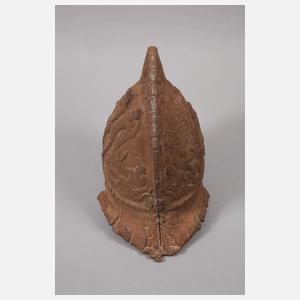 Lauchhammer, Historismus-Schild und -Helm