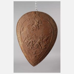 Lauchhammer, Historismus-Schild und -Helm