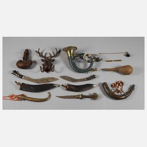 Konvolut Jagdzubehör