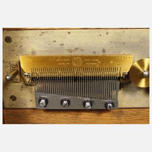 Standuhr mit Plattenspielwerk Symphonion