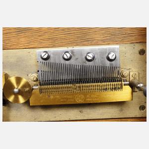 Standuhr mit Plattenspielwerk Symphonion