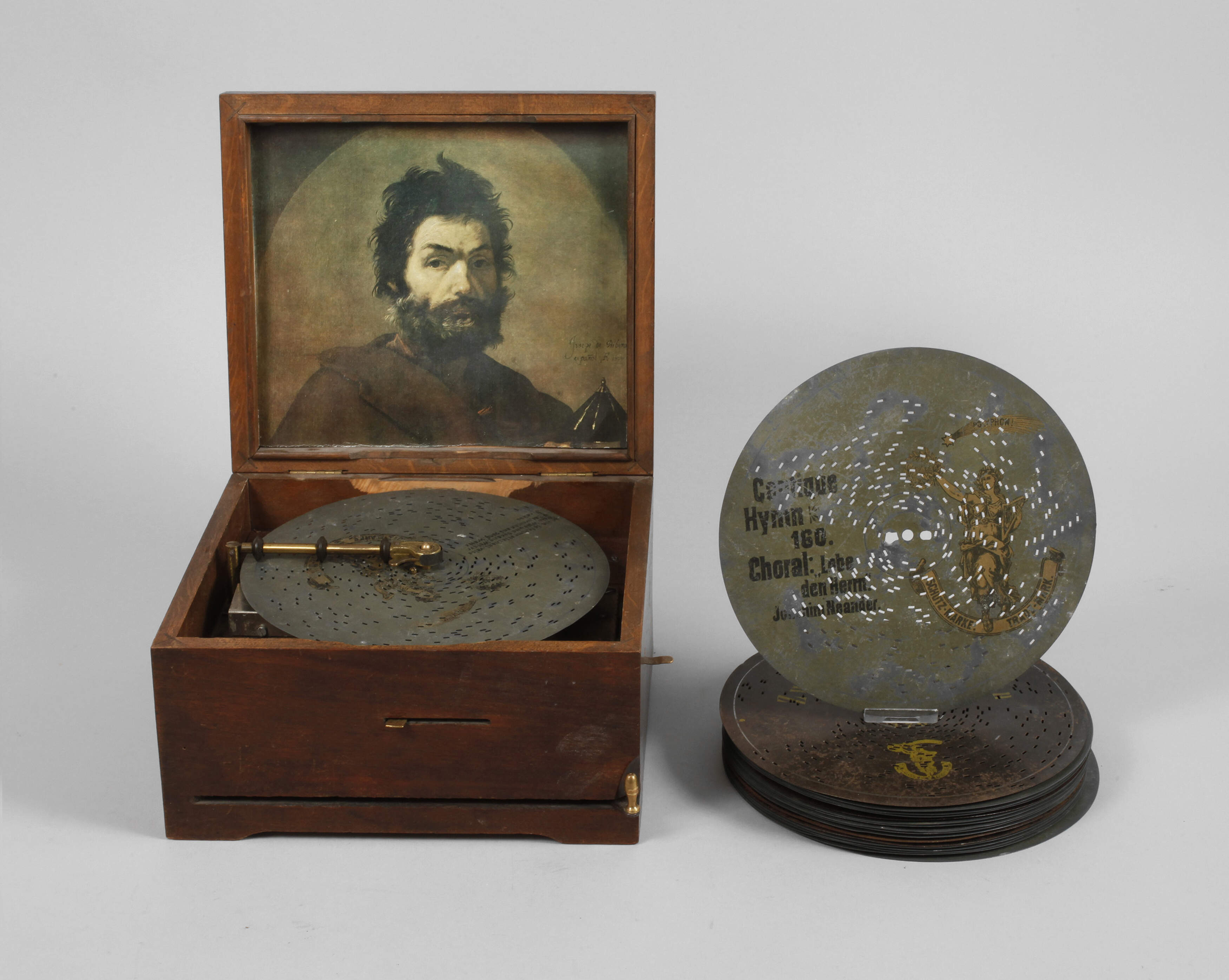 Kleine Plattenspieldose Polyphon