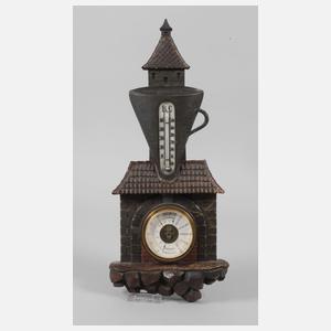 Geschnitztes Wandbarometer