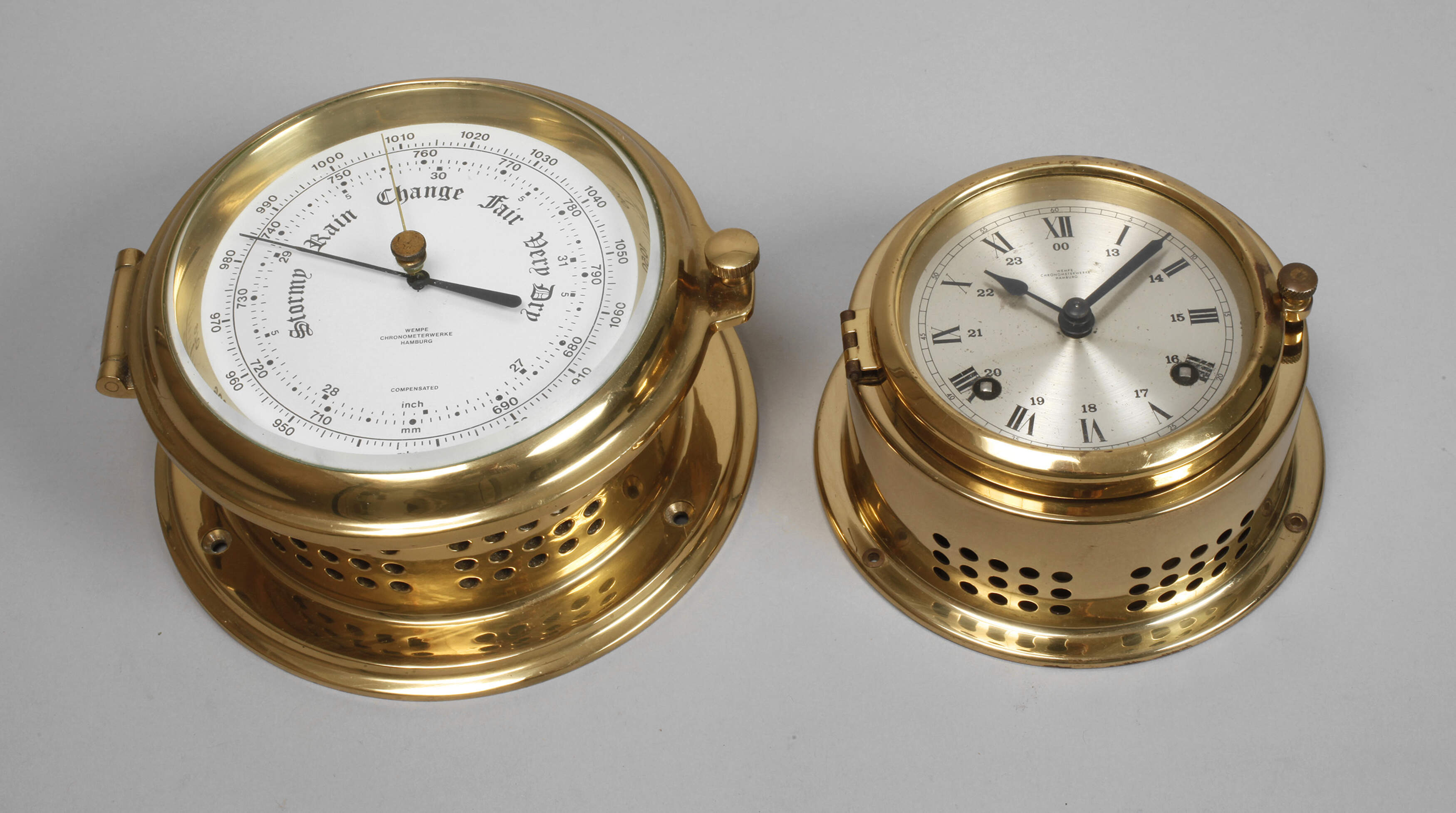 Wempe Schiffsuhr und Barometer