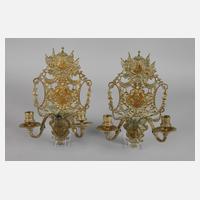 Paar Wandleuchter Historismus111