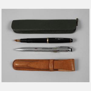 Zwei Schreibgeräte Montblanc
