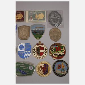 Konvolut Plaketten Motorsport
