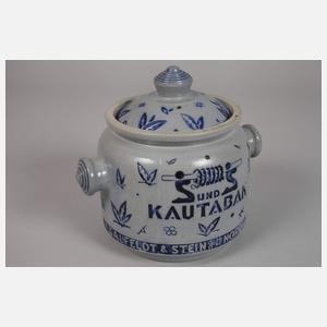 Drei Kautabaktöpfe Steinzeug