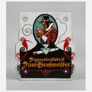 Emailleschild Zum Großmeister