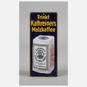 Kleines Emailleschild Kathreiner