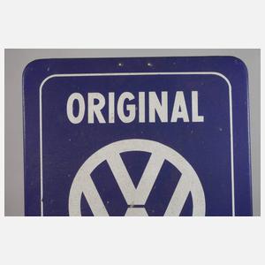 Emailleschild VW
