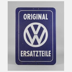 Emailleschild VW