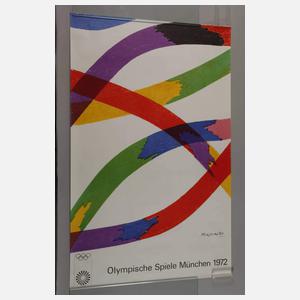 Zwei Plakate Olympische Spiele München 1972