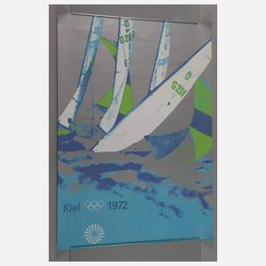 Fünf Plakate Olympische Spiele München 1972