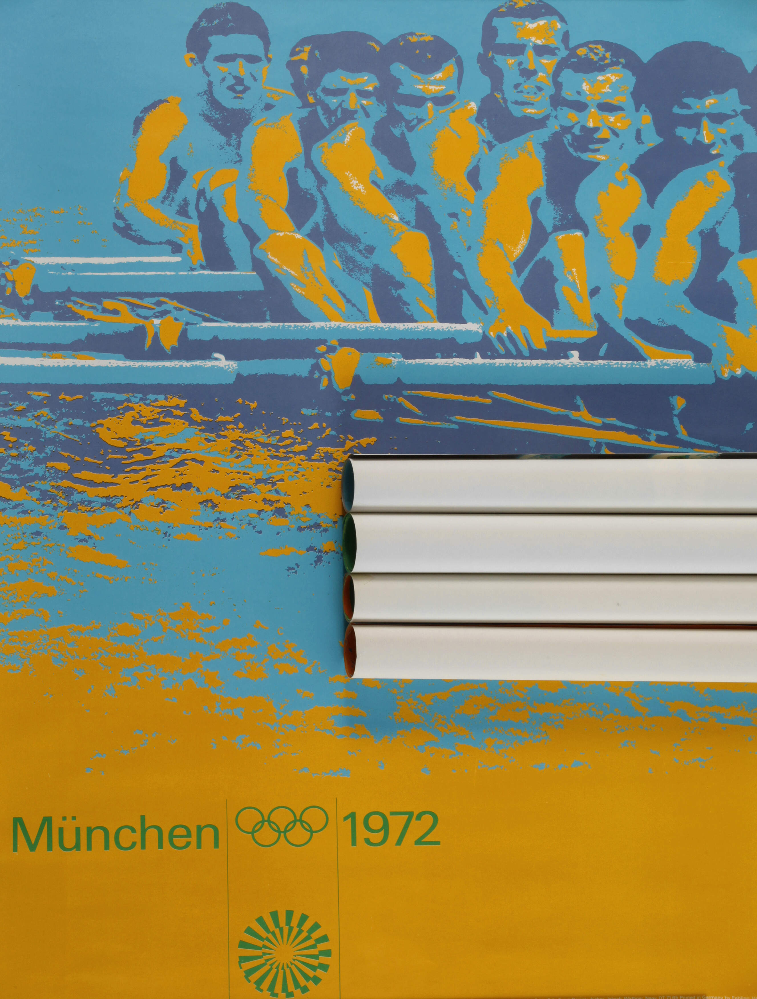 Fünf Plakate Olympische Spiele München 1972