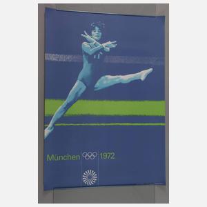 Fünf Plakate Olympische Spiele München 1972