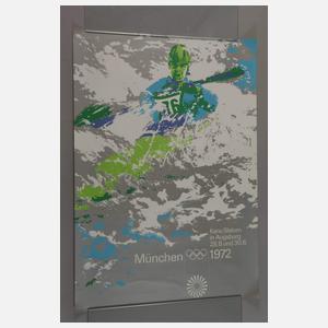 Fünf Plakate Olympische Spiele München 1972