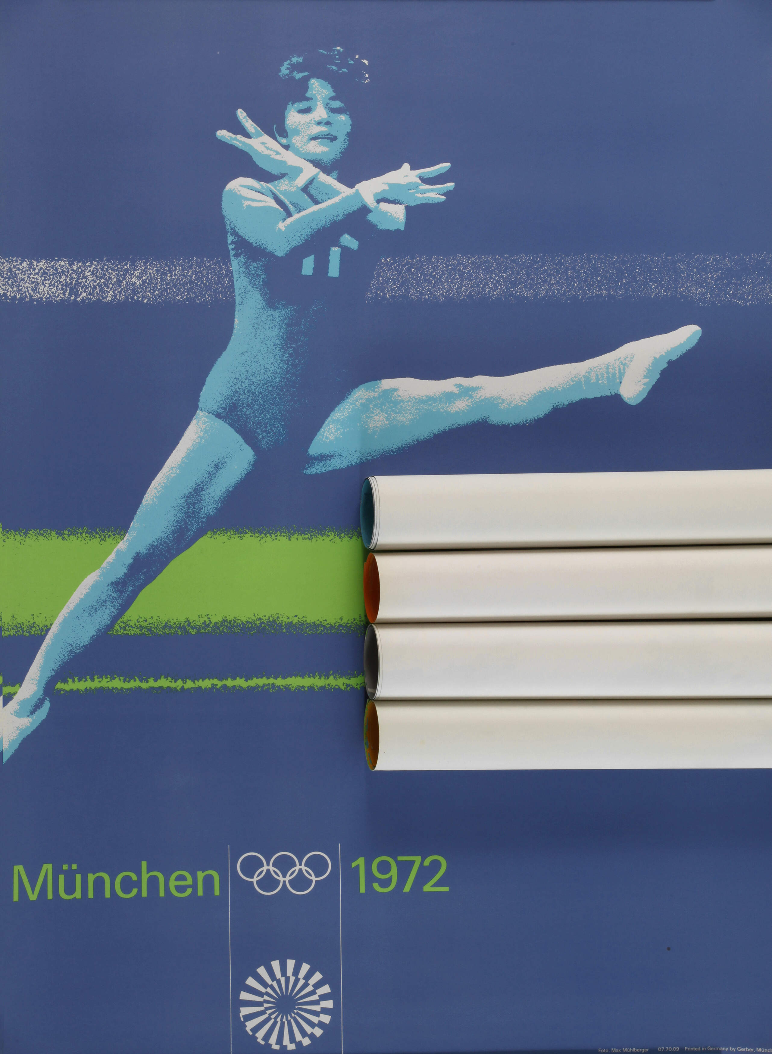 Fünf Plakate Olympische Spiele München 1972