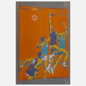 Fünf Plakate Olympische Spiele München 1972