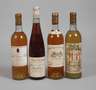 Vier Flaschen Wein