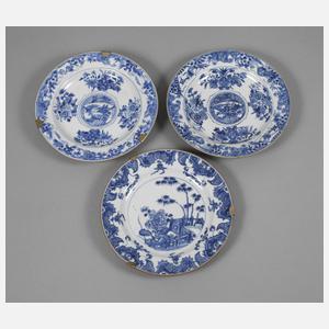 Drei Teller China