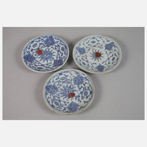 Fünf Tellerchen China