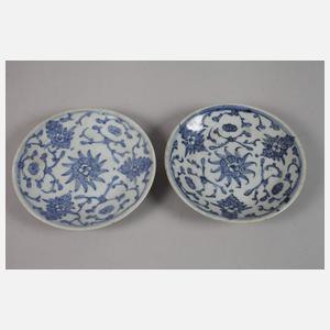 Fünf Tellerchen China