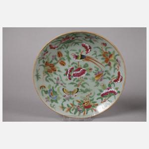 Zwei Zierteller Seladon