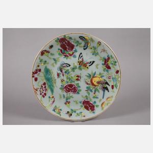 Zwei Zierteller Seladon