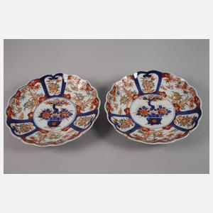 Paar Zierteller Imari