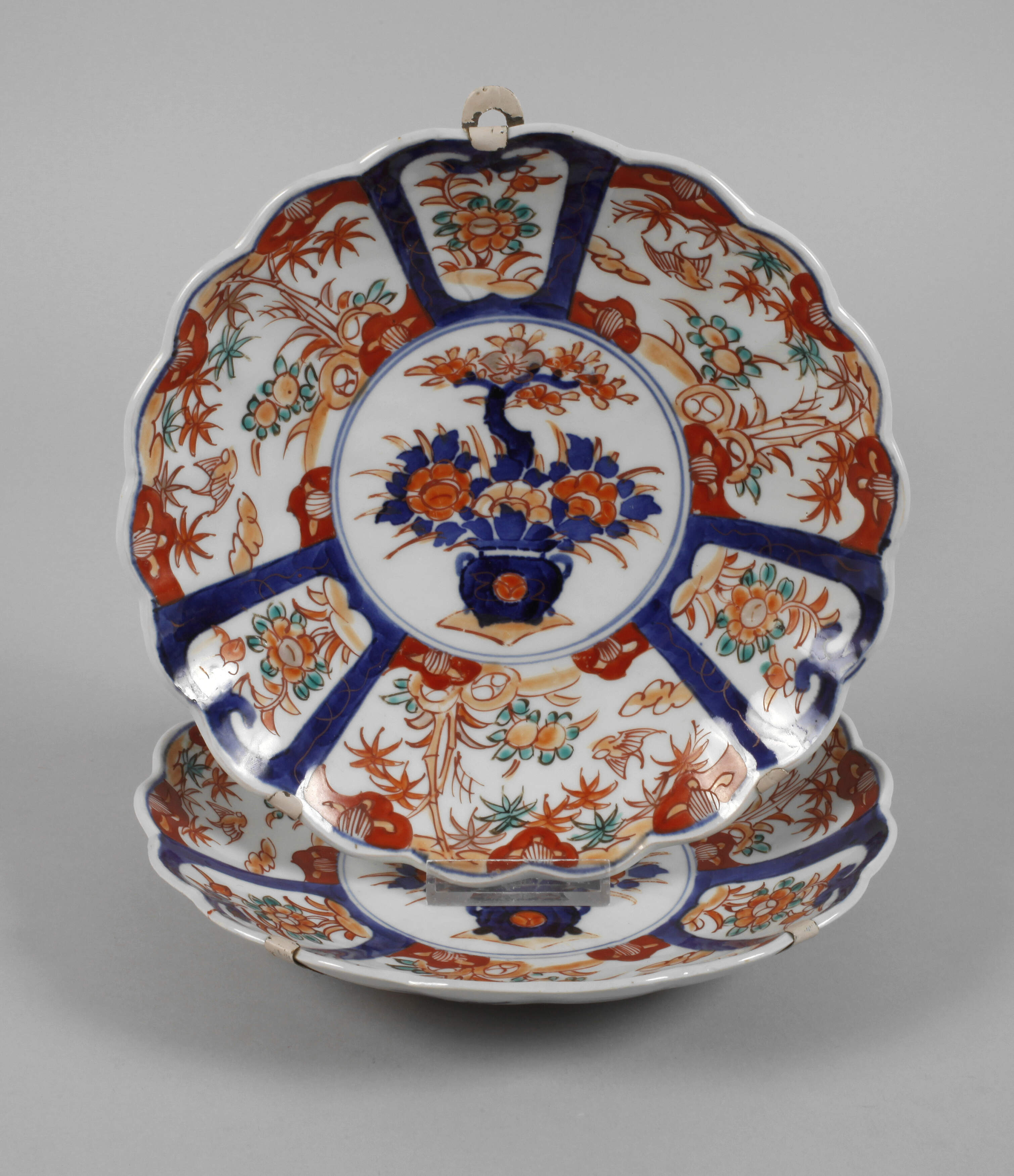 Paar Zierteller Imari