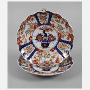Paar Zierteller Imari