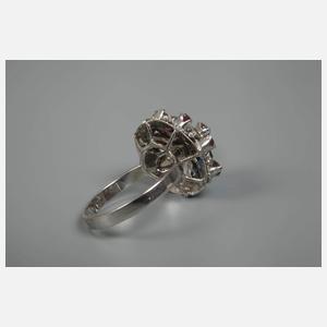 Damenring mit Steinbesatz