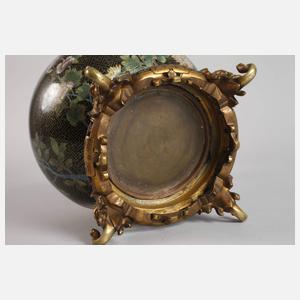 Deckelvase Cloisonné