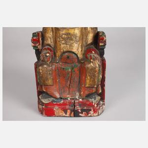 Chinesische Schnitzerei Würdenträger