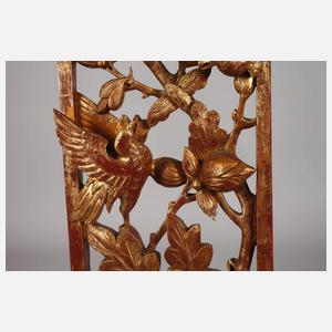 Geschnitztes Wandrelief