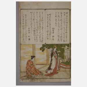 Farbholzschnitt Japan