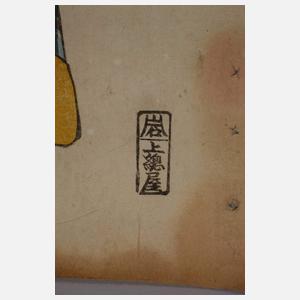 Farbholzschnitt Utagawa Kuniyoshi
