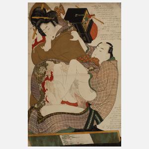 Farbholzschnitt Katsushika Hokusai