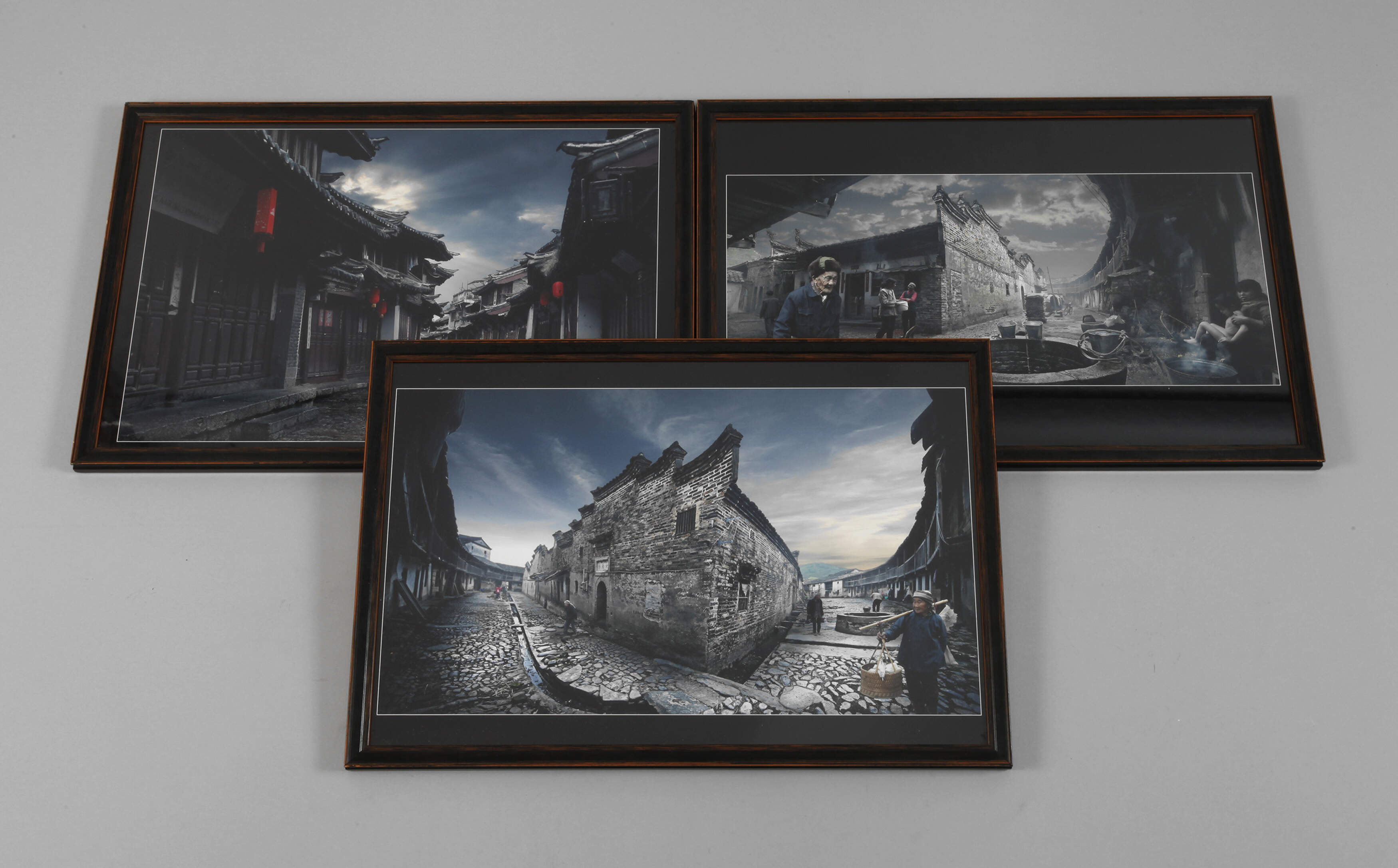 Drei chinesische Fotografien