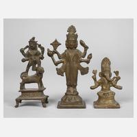 Drei hinduistische Kleinbronzen111