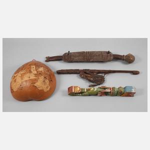 Konvolut ethnographische Artefakte