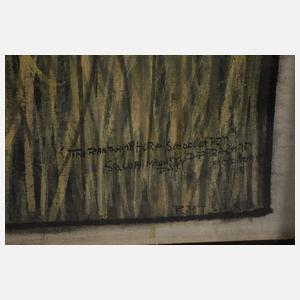 Zwei Seidenmalereien