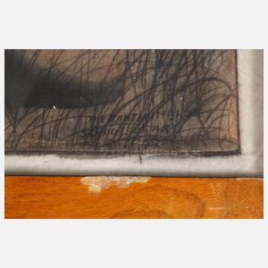 Zwei Seidenmalereien