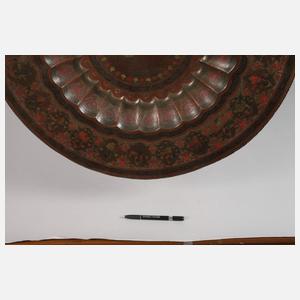 Große indopersische Zierplatte