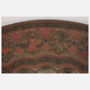 Große indopersische Zierplatte