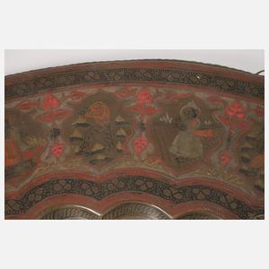 Große indopersische Zierplatte