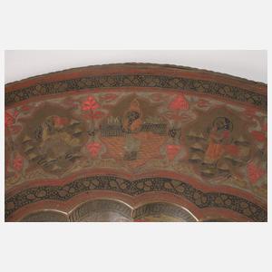 Große indopersische Zierplatte